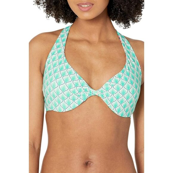 Coco Reef Reversible Verso Bikini Swim Top Adjustable Neck Tie Bra Sized 36/38C - Picture 3 of 8